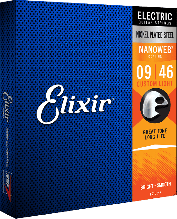 ELIXIR 12027 Nanoweb Custom Light ***TOPAANBIEDING*** .009/.046w Electrisch