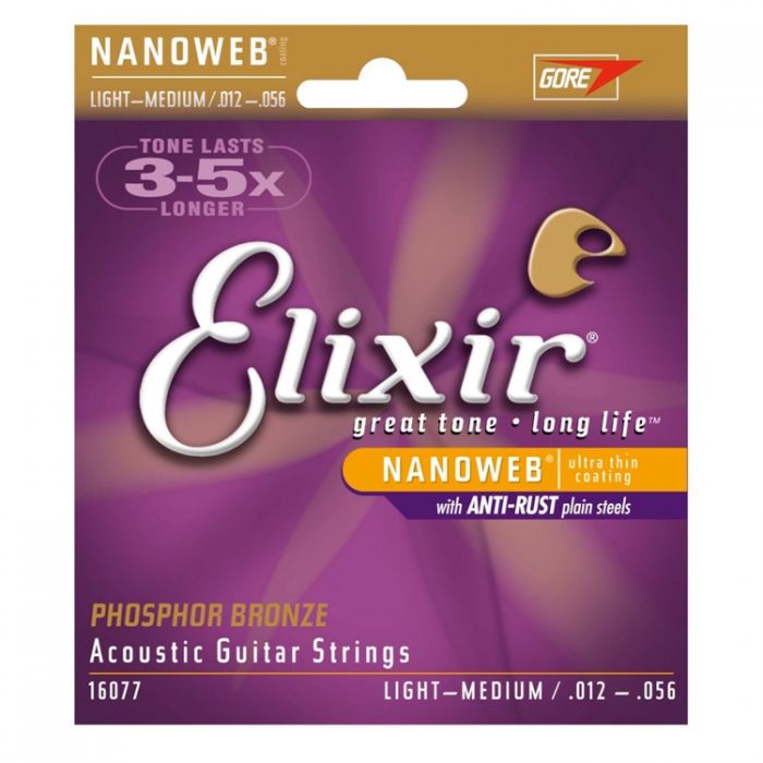Elixir 16077 Nanoweb Light Medium
