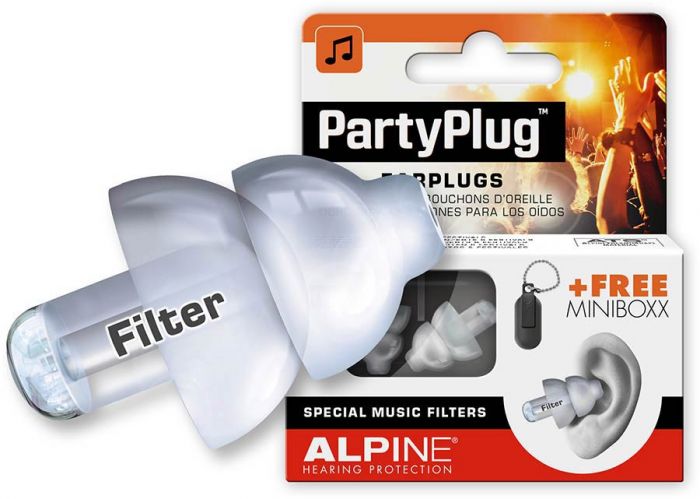 Alpine Party Plug Oordoppen transparant ALP-PP/TP