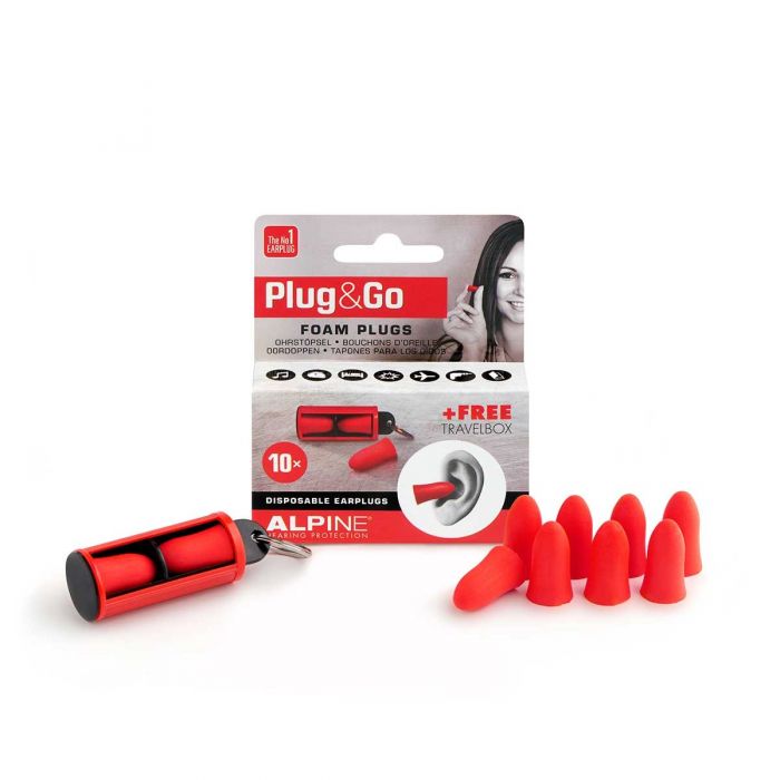 Alpine Plug&Go Oordoppen / Gehoorbescherming (5 Paar)