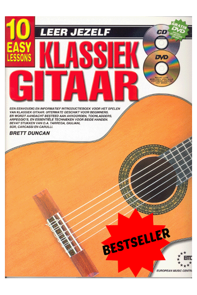 LEER JEZELF KLASSIEK GITAAR Lesmethode voor Klassiek Gitaar met CD en DVD