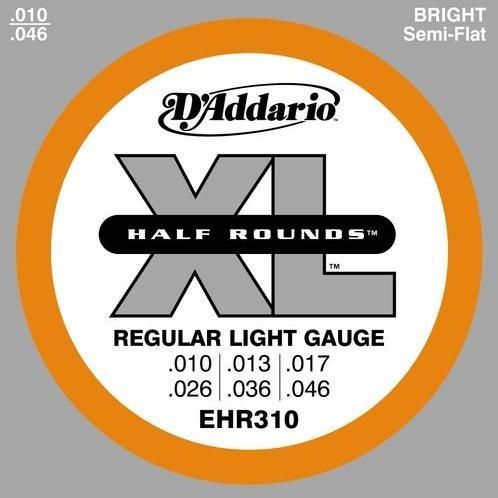 D'Addario EHR310 Half Round Regular Light 010-046