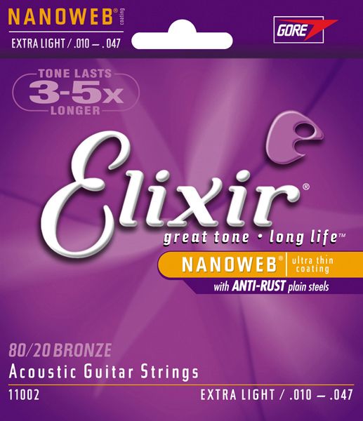 Elixir 11002 Nanoweb Extra Light
