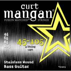Curt Mangan Stainless Wound Bass 45105