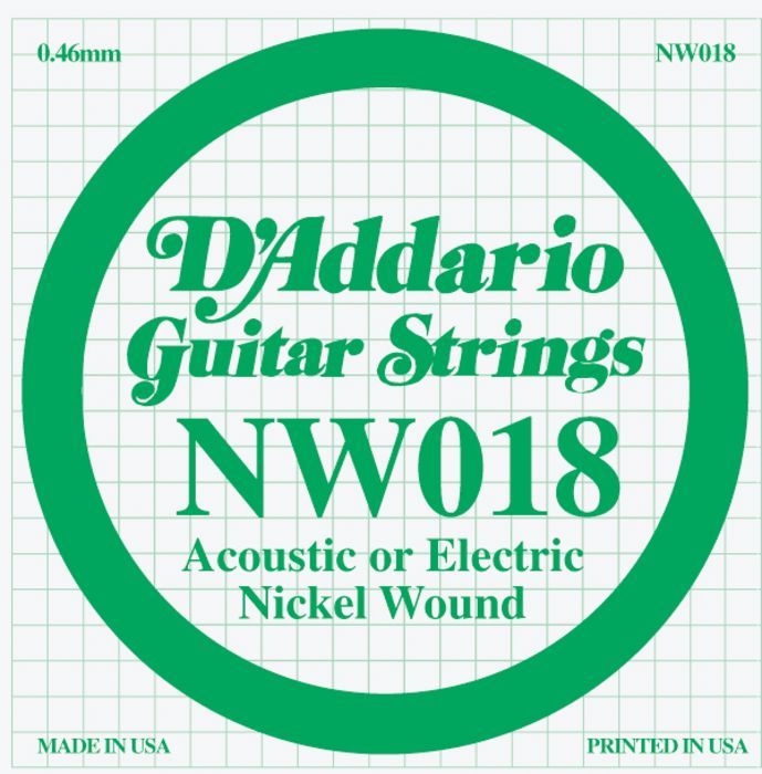D'Addario NW018 round wound