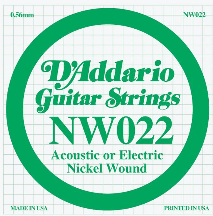 D'Addario NW022 round wound