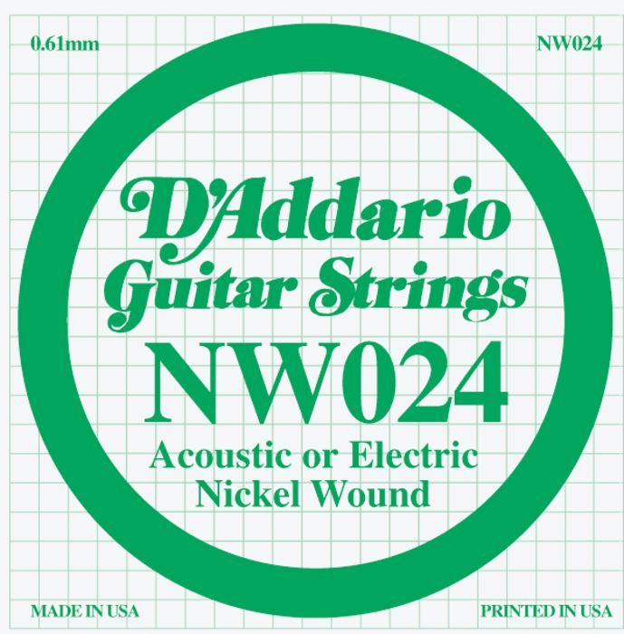 D'Addario NW024 round wound