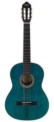 Valencia Series 200 klassieke gitaar 4/4 Blauw