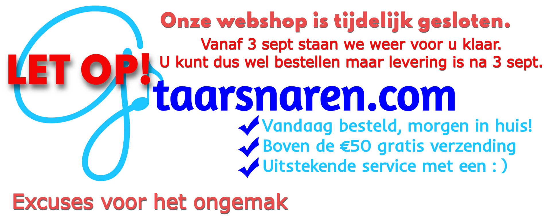 Welkom bij Gitaarsnaren.com
